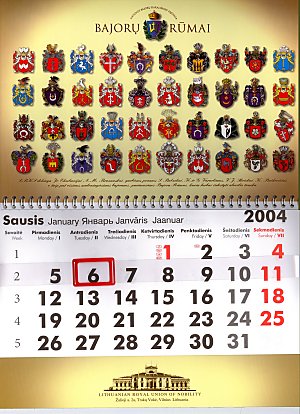Kalendorius 2004 m.